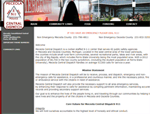 Tablet Screenshot of mcd911.org